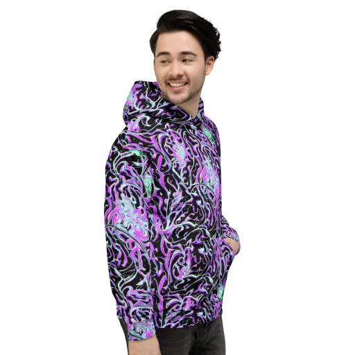 Vivid Distortion on a Hoodie