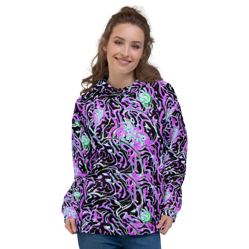 Vivid Distortion on Hoodie — Front