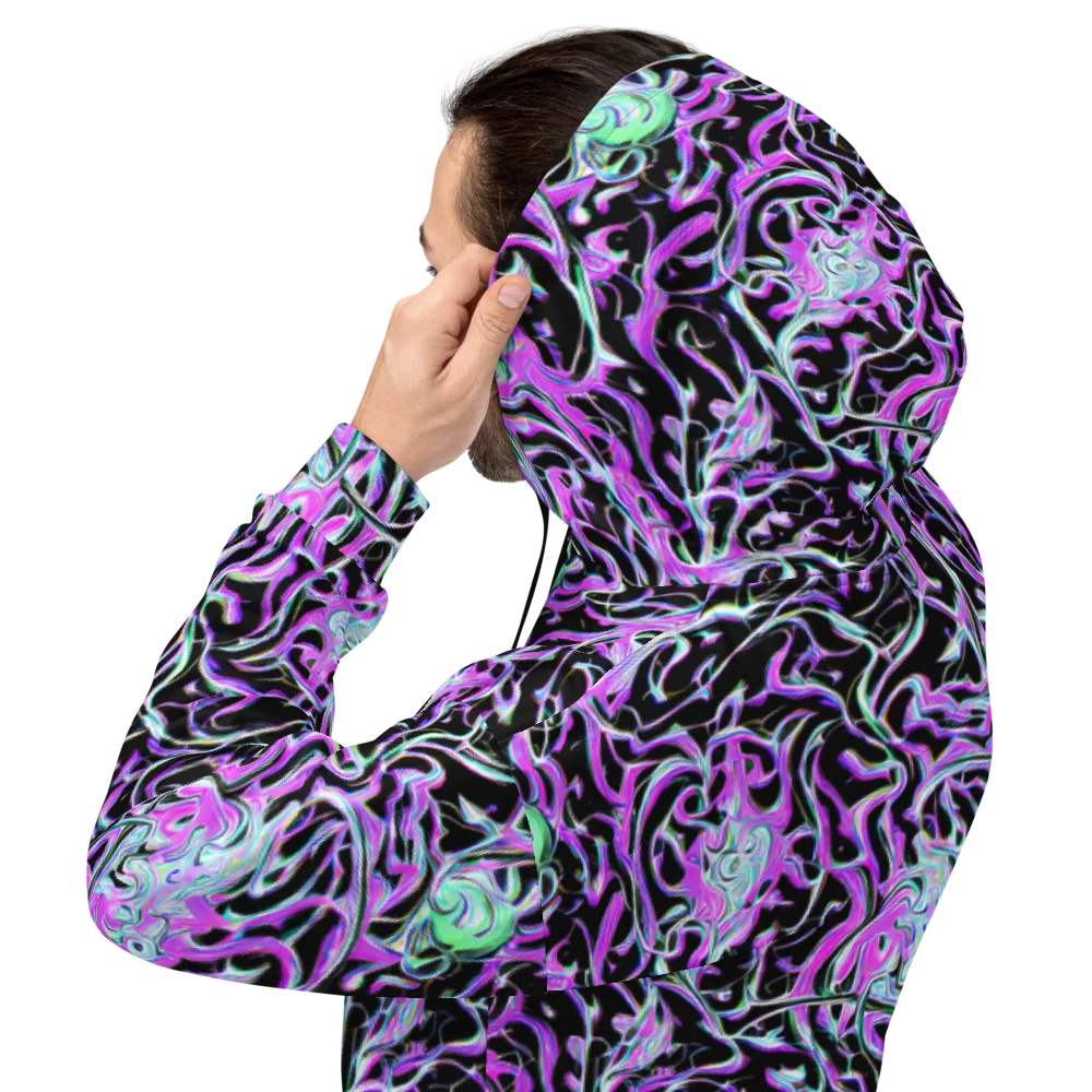 Vivid Distortion on Hoodie — Back