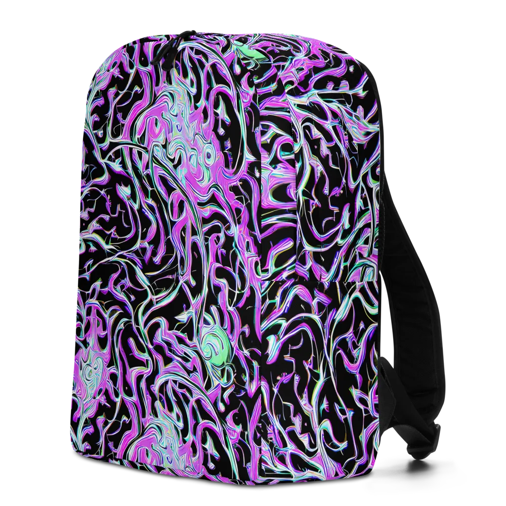 Vivid Distortion on Minimalist Backpack — Left