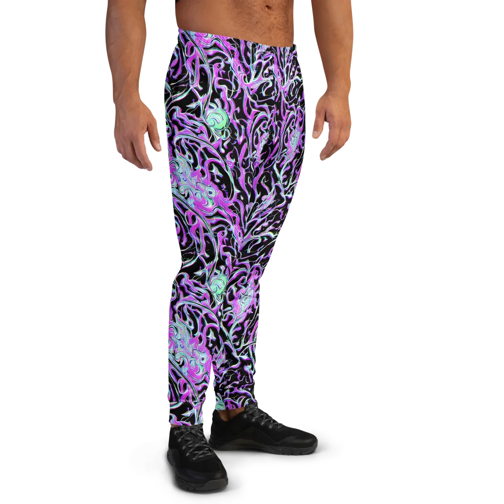 Vivid Distortion on Men's Joggers — Right