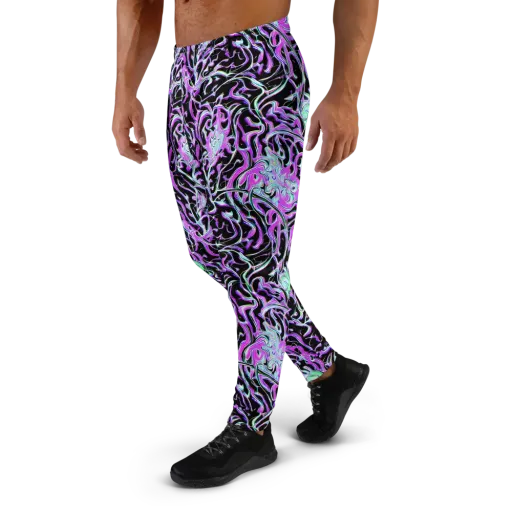 Vivid Distortion on a Men's Joggers