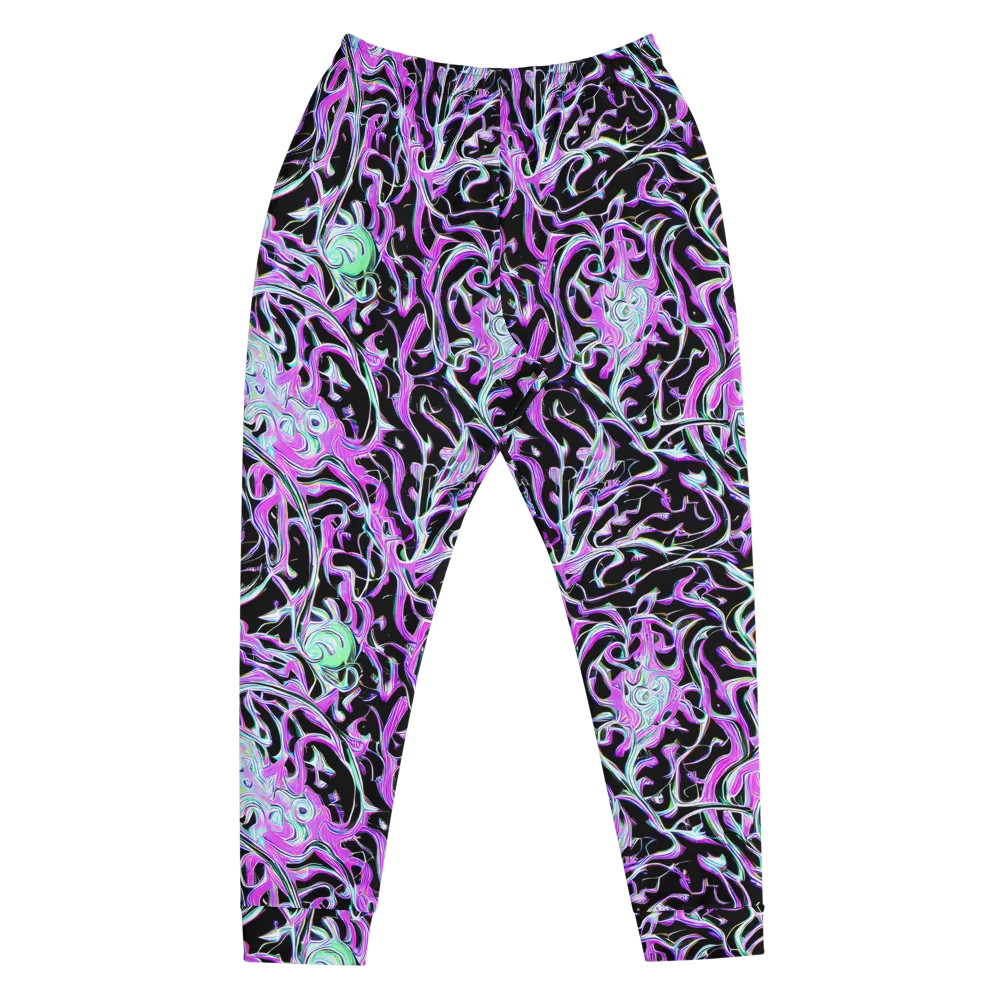 Vivid Distortion on Men's Joggers — Front