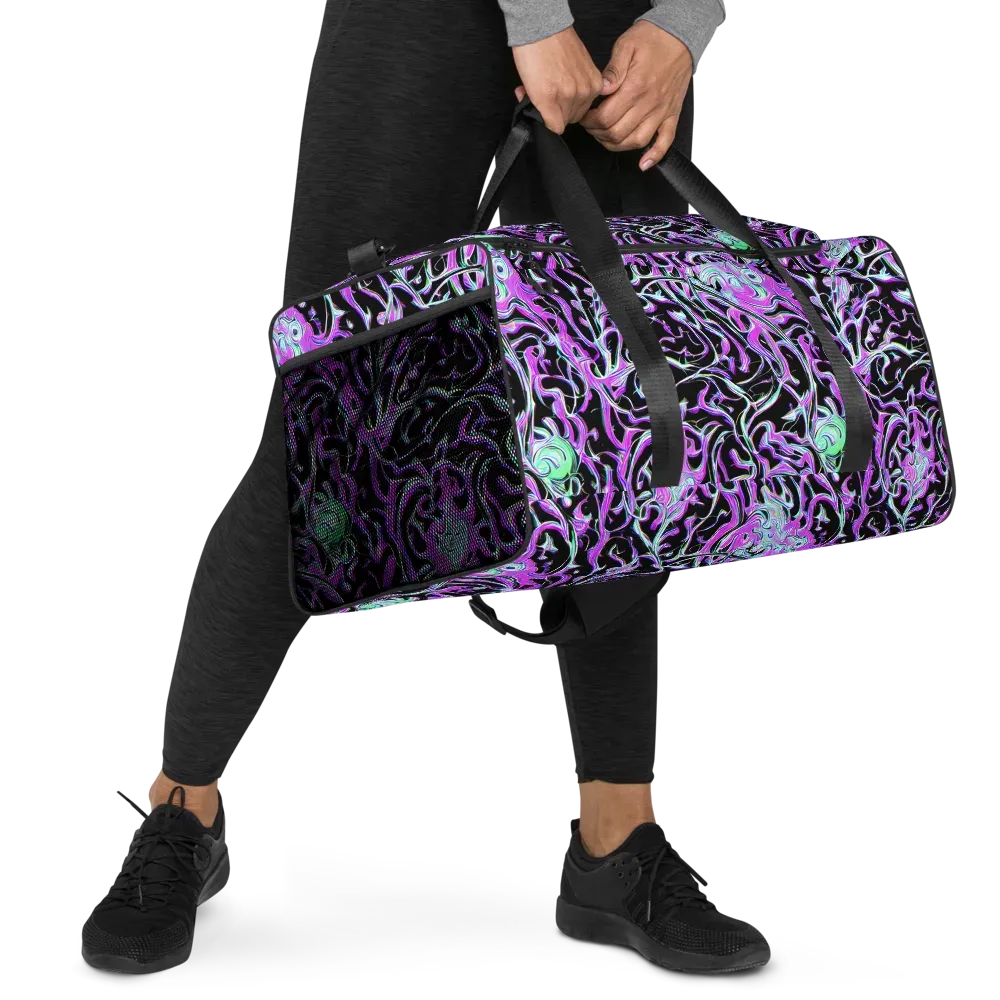 Vivid Distortion on Duffle Bag — Right Front