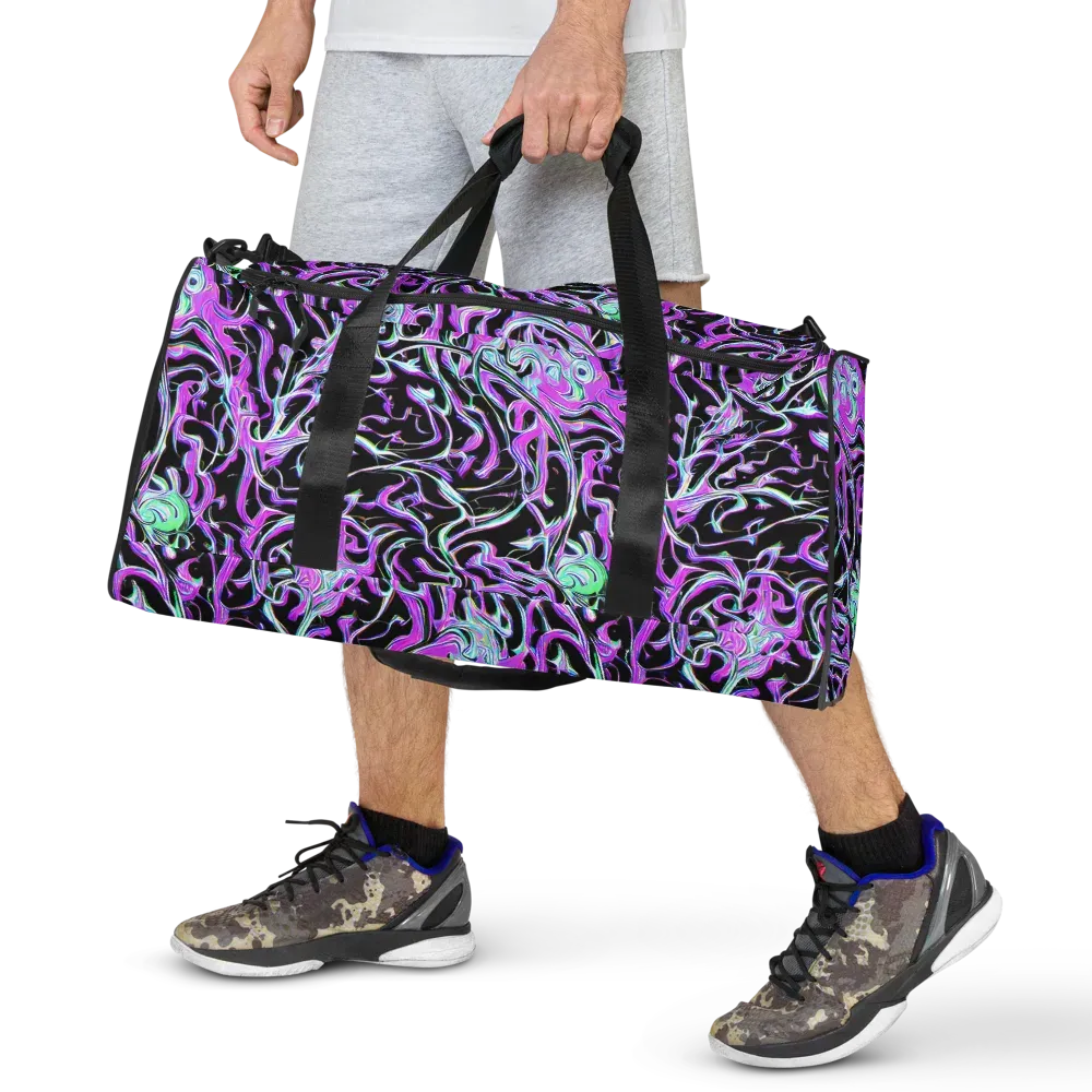 Vivid Distortion on Duffle Bag — Front