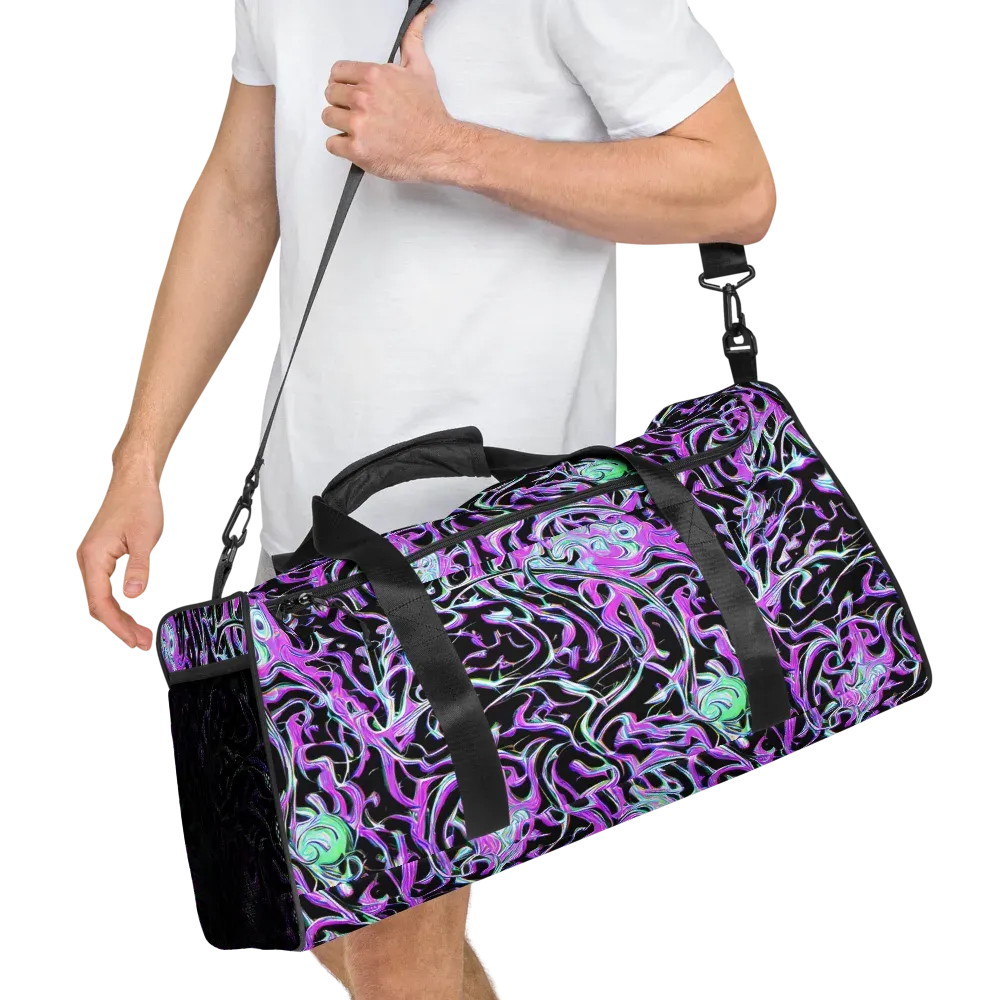 Vivid Distortion on Duffle Bag — Right Front