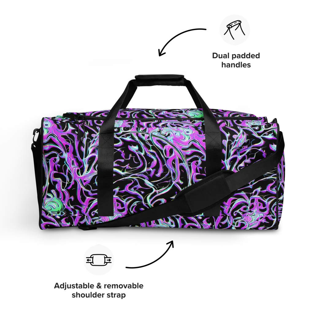 Vivid Distortion on Duffle Bag — Front