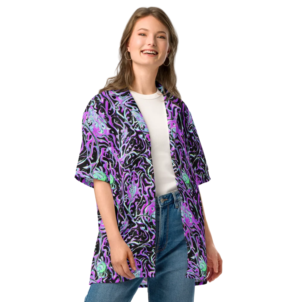 Vivid Distortion on Button Shirt — Front
