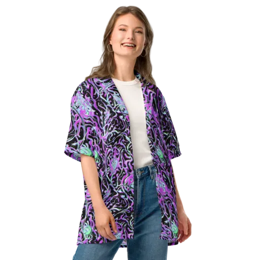 Vivid Distortion on a Button Shirt