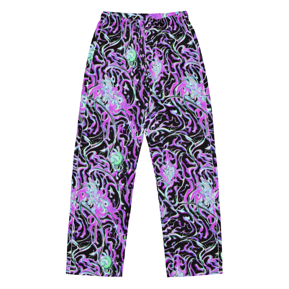 Vivid Distortion on Women's Pajama Pants — Front