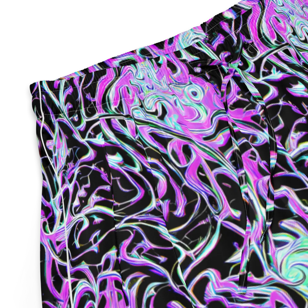 Vivid Distortion on Women's Pajama Shorts — Product details