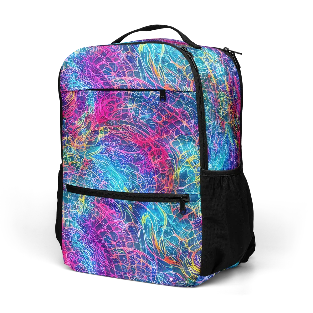 Hypercolor Rapture on Utility Backpack — Left Front