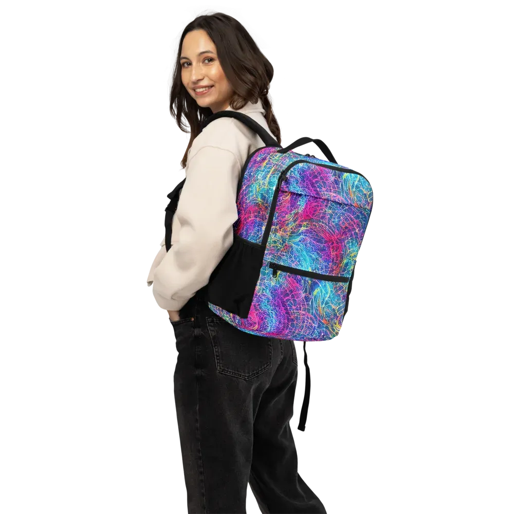Hypercolor Rapture on Utility Backpack — Back