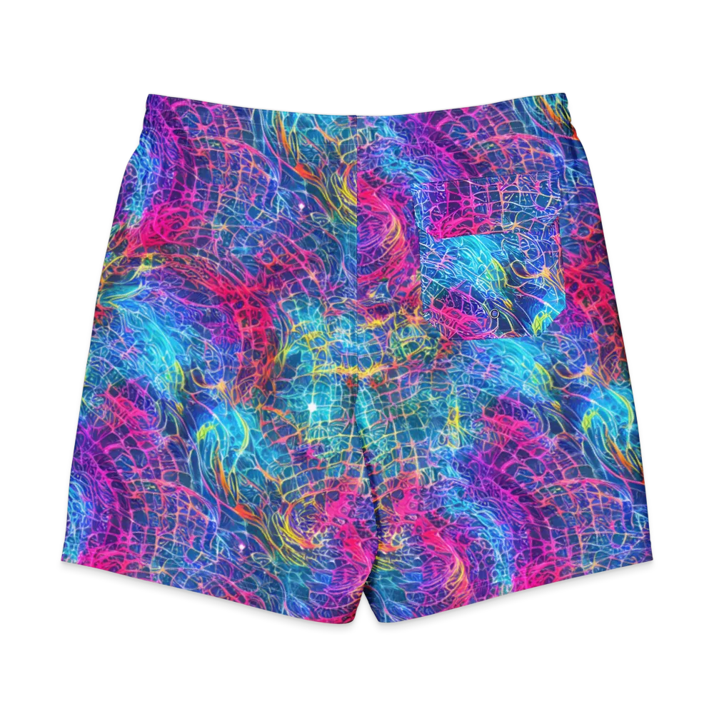 Hypercolor Rapture on Men's Board Shorts — Back