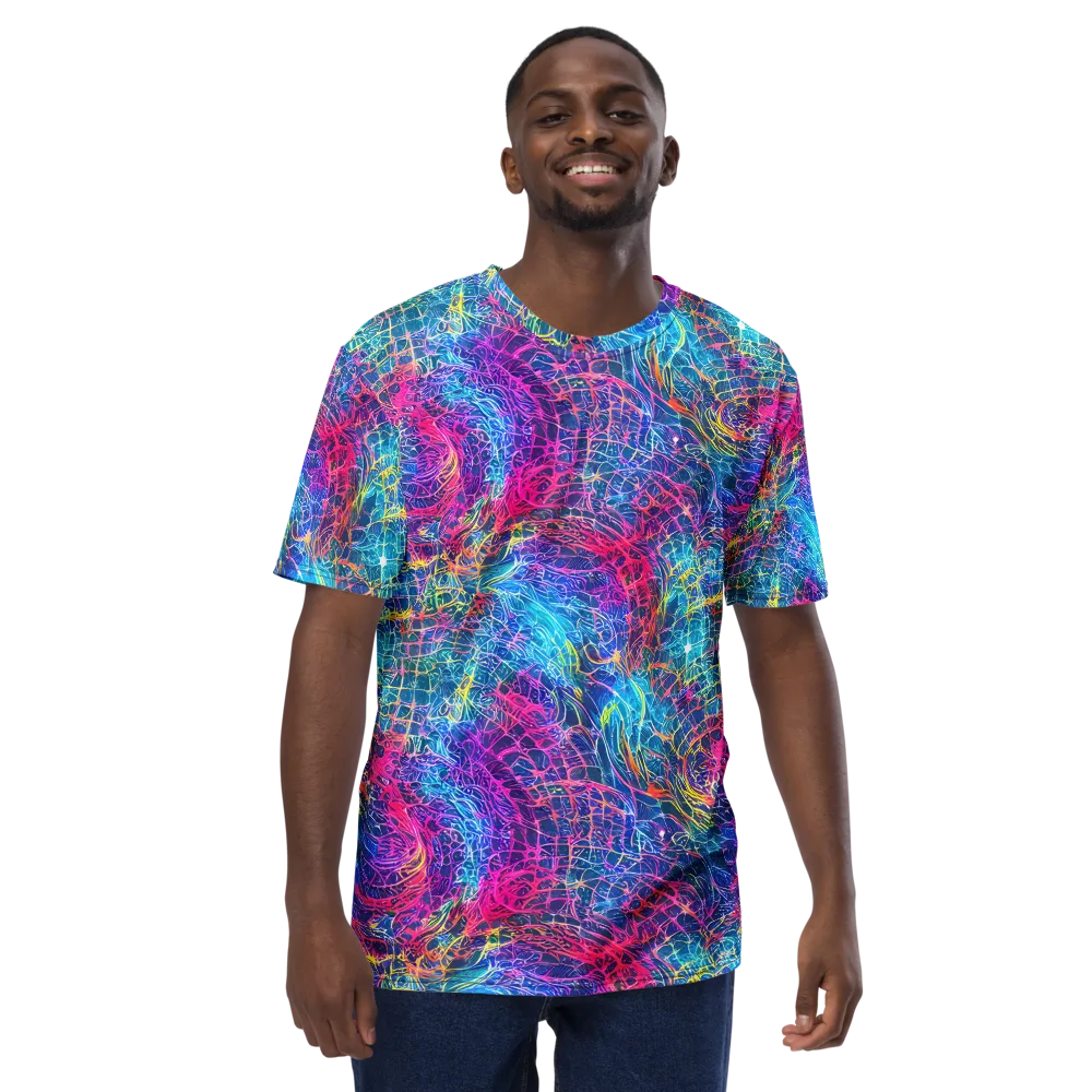Hypercolor Rapture on Men's Crew Neck T-Shirt — Front