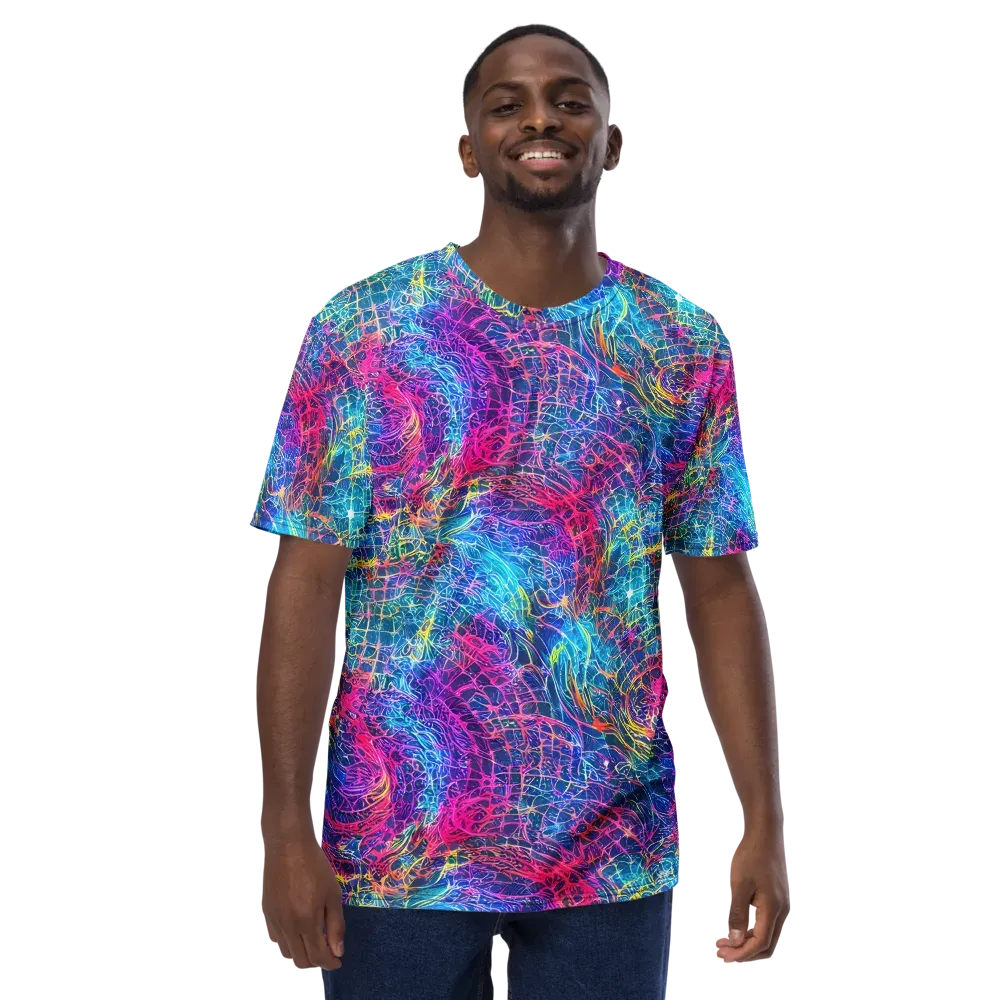 Hypercolor Rapture on Men's Crew Neck T-Shirt — Front
