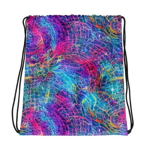 Hypercolor Rapture on a Drawstring Bag