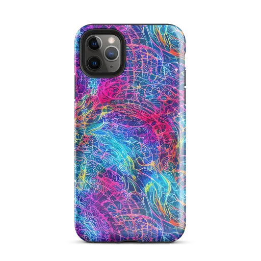 Hypercolor Rapture on a Tough Case for iPhone®