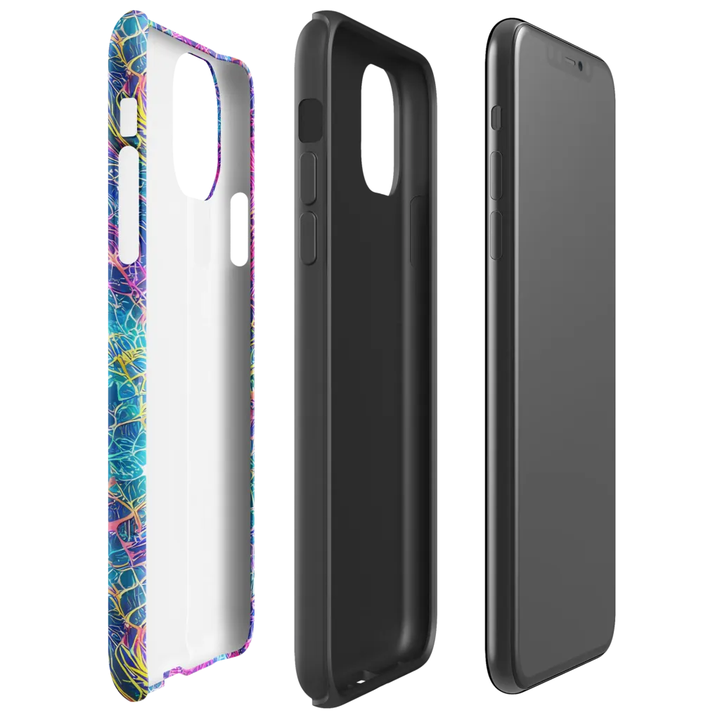 Hypercolor Rapture on Tough Case for iPhone® — Right
