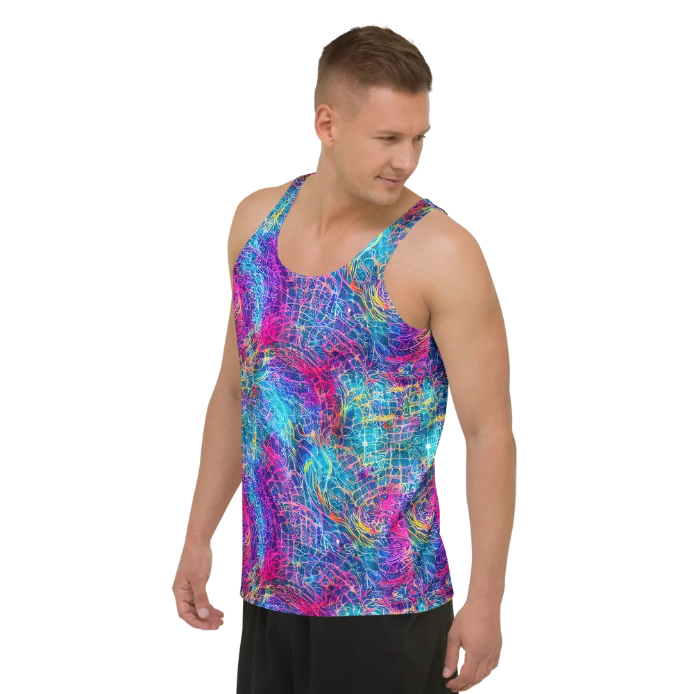 Hypercolor Rapture on Men's Tank Top — Left Front