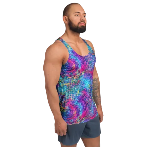 Hypercolor Rapture on a Men's Tank Top