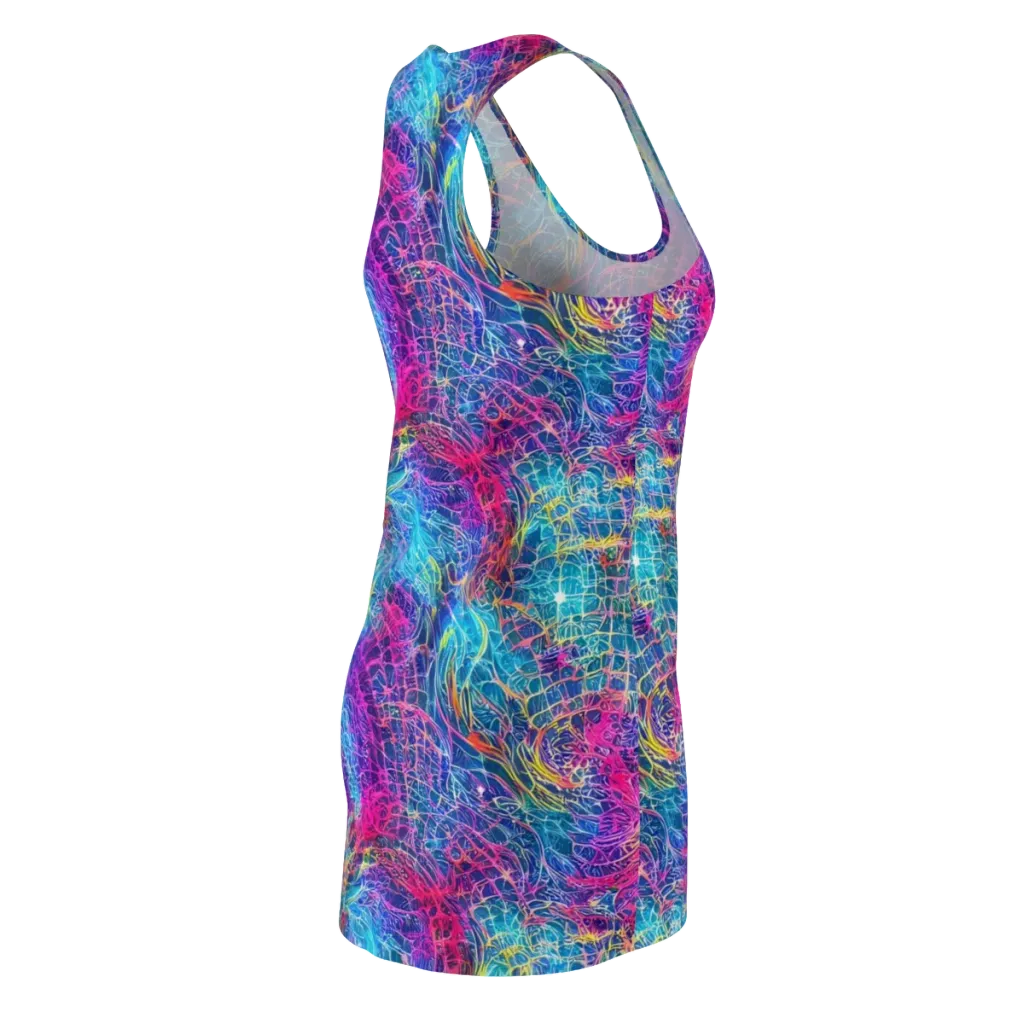 Hypercolor Rapture on Racerback Dress — Back Side