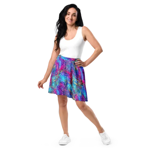 Hypercolor Rapture on a Skater Skirt