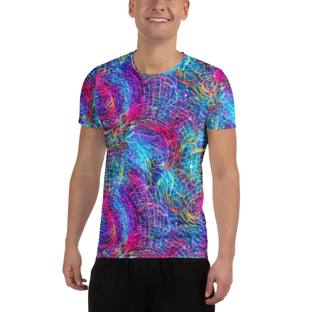 Hypercolor Rapture on Men's Athletic T-Shirt — Front