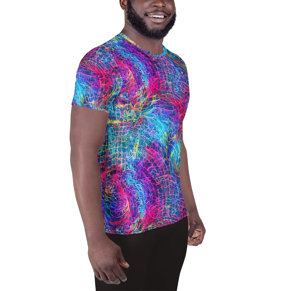 Hypercolor Rapture on Men's Athletic T-Shirt — Right