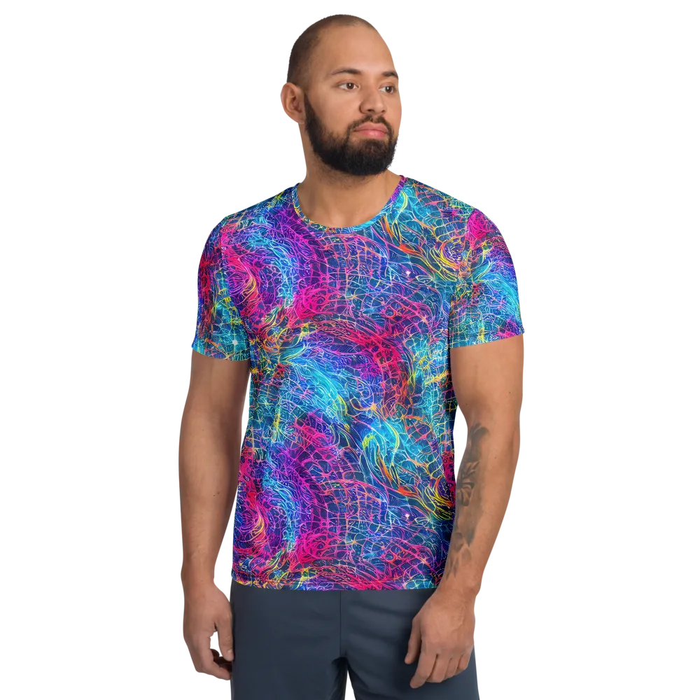 Hypercolor Rapture on Men's Athletic T-Shirt — Front