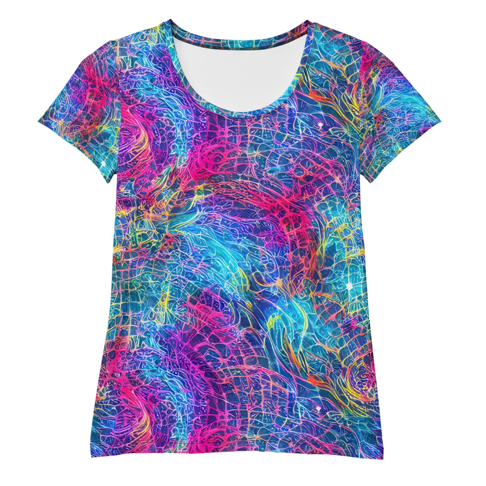Hypercolor Rapture on Women's Athletic T-Shirt — Front