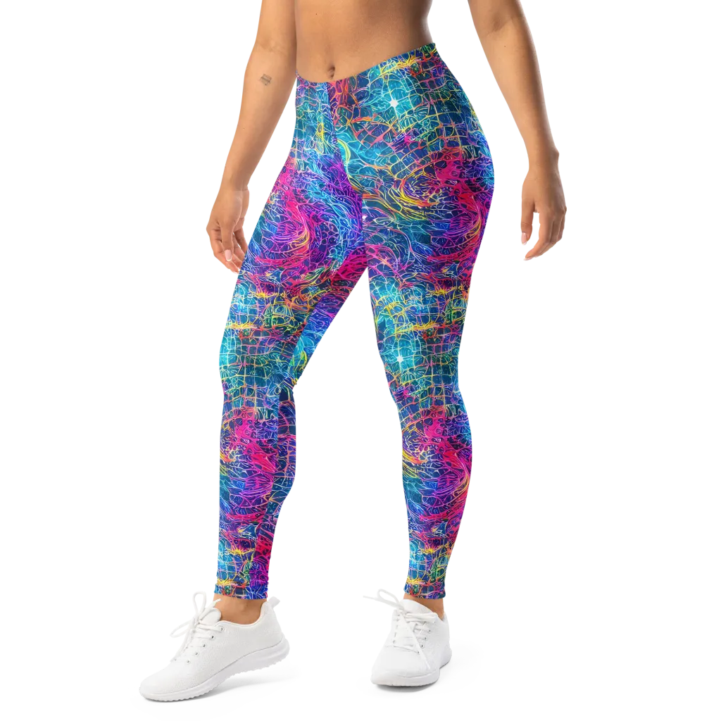 Hypercolor Rapture on Leggings — Left Front