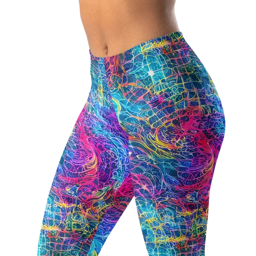 Hypercolor Rapture on a Leggings