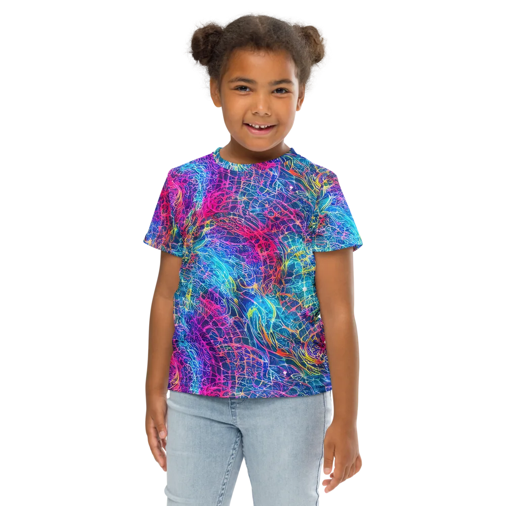 Hypercolor Rapture on Kids Crew Neck T-Shirt — Front