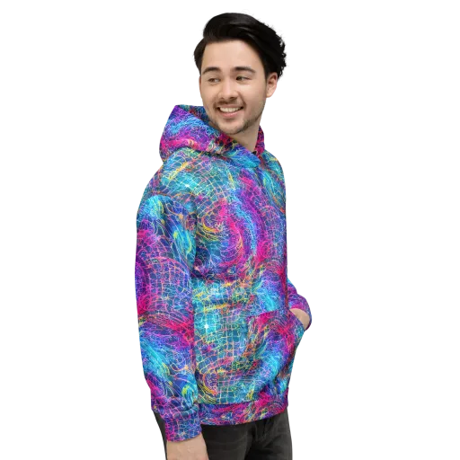 Hypercolor Rapture on a Hoodie