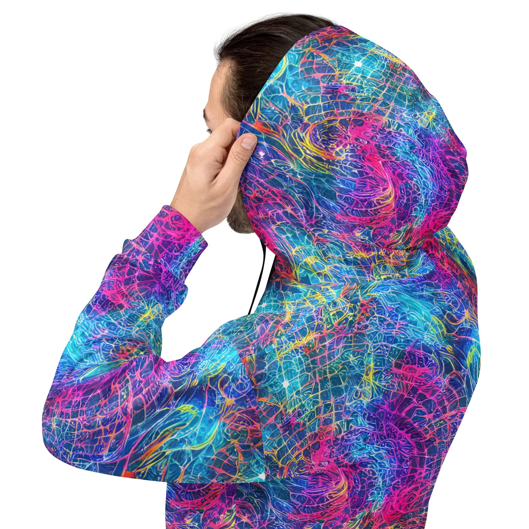 Hypercolor Rapture on Hoodie — Back