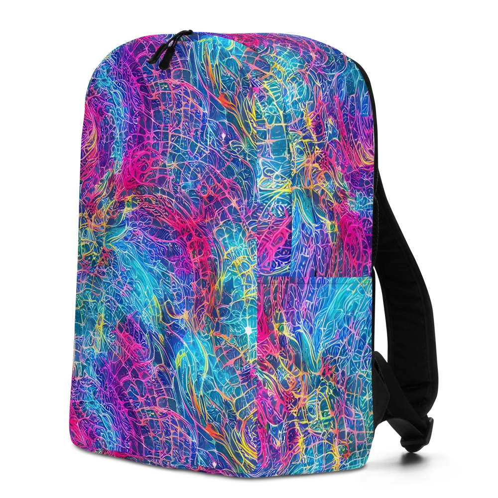 Hypercolor Rapture on Minimalist Backpack — Left