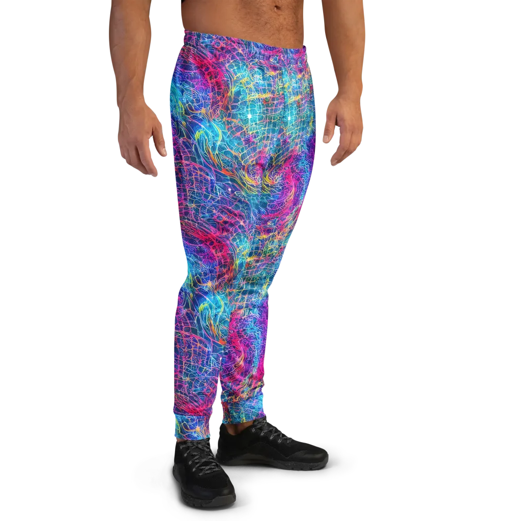 Hypercolor Rapture on Men's Joggers — Right