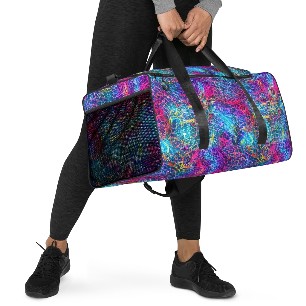Hypercolor Rapture on Duffle Bag — Right Front