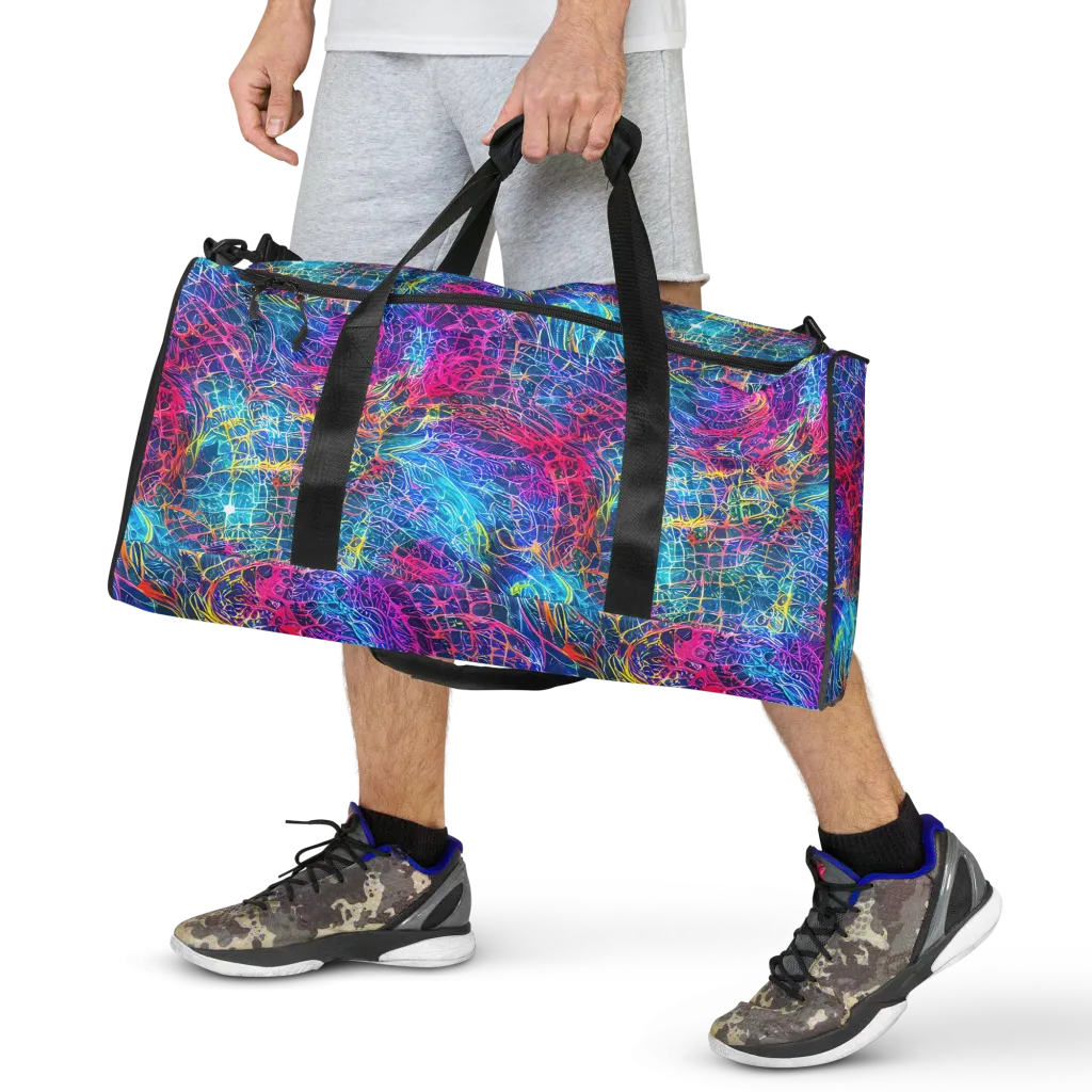 Hypercolor Rapture on Duffle Bag — Front