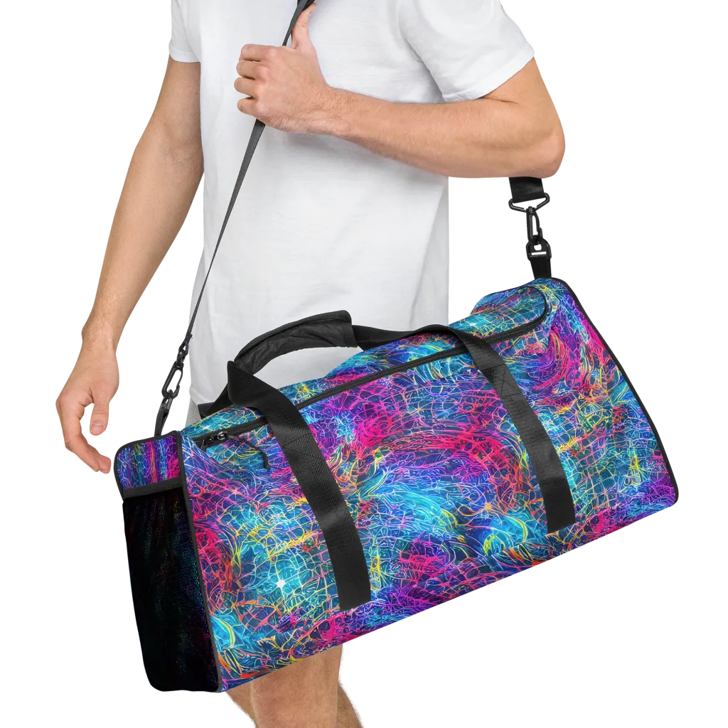 Hypercolor Rapture on Duffle Bag — Right Front