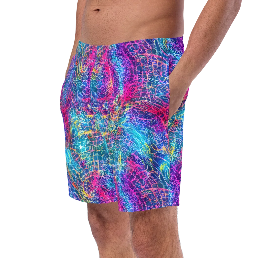 Hypercolor Rapture on Swim Trunks — Left Front