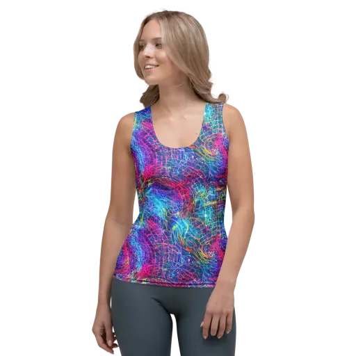 Hypercolor Rapture on a Women's Tank Top