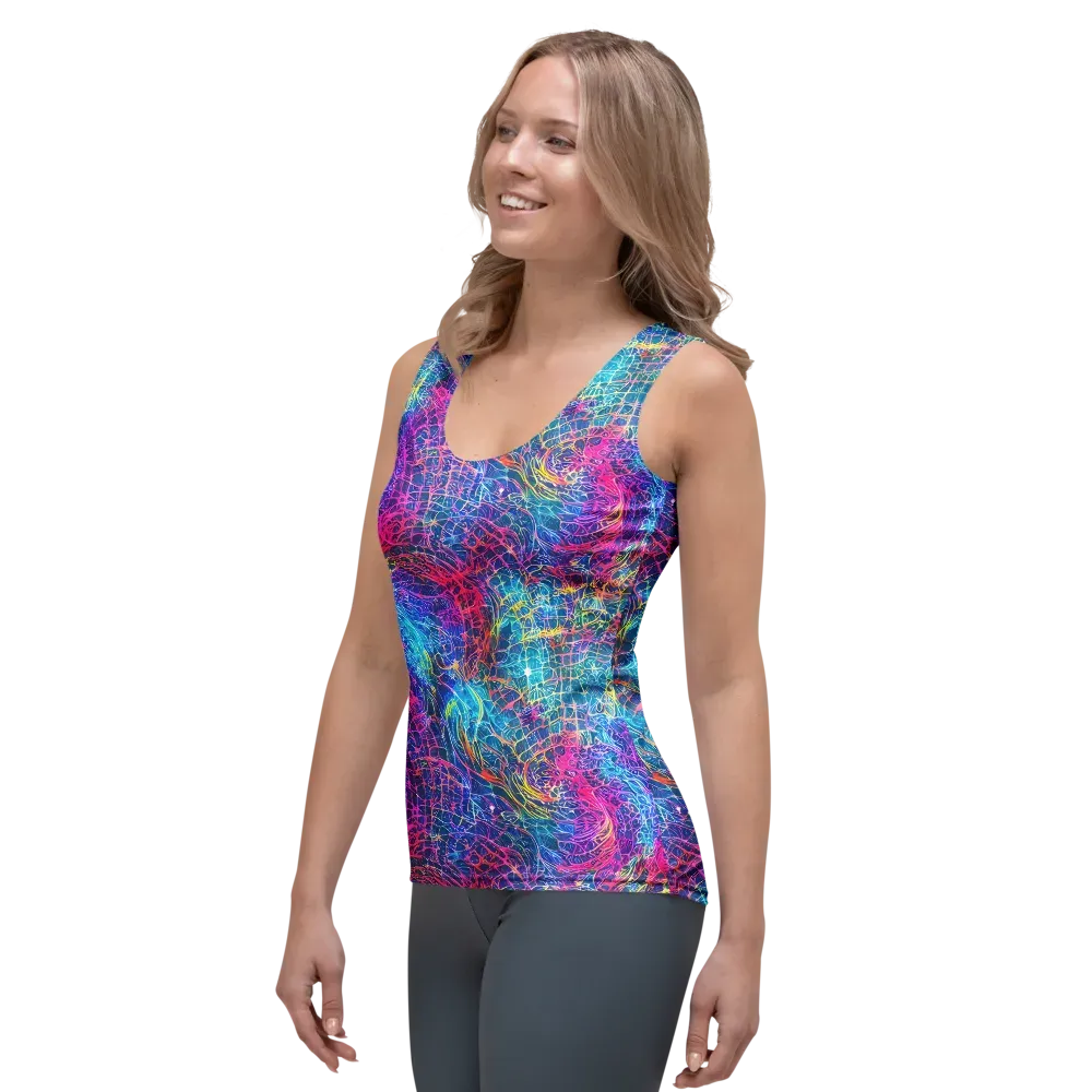 Hypercolor Rapture on Women's Tank Top — Left Front
