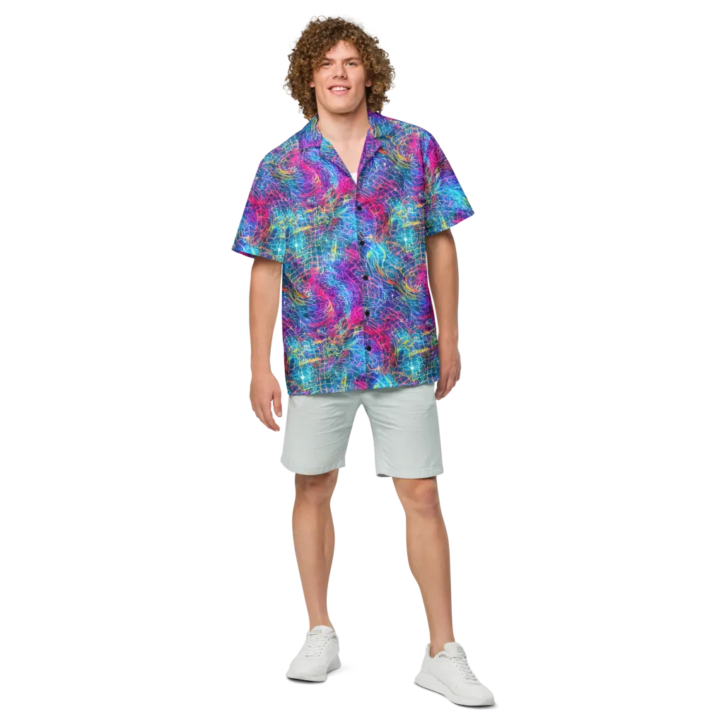 Hypercolor Rapture on Button Shirt — Front