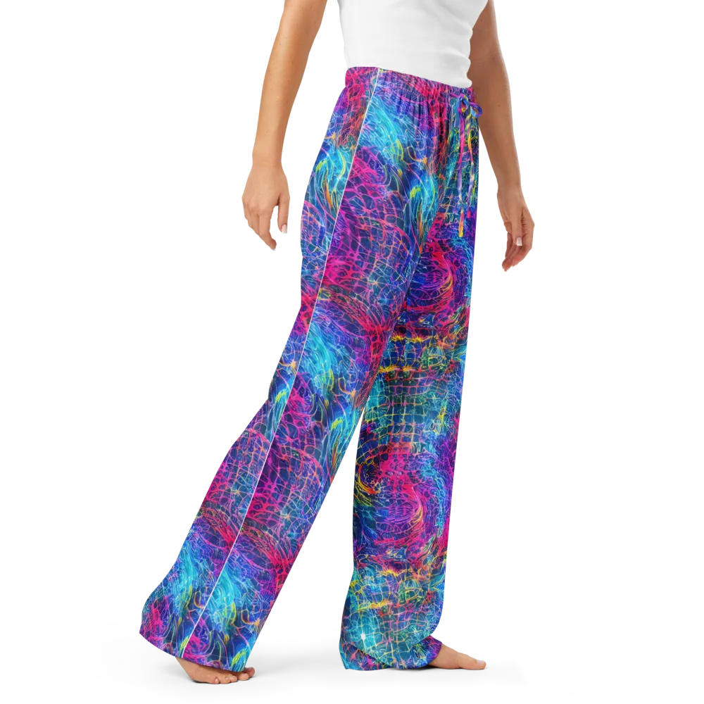 Hypercolor Rapture on Women's Pajama Pants — Right Front