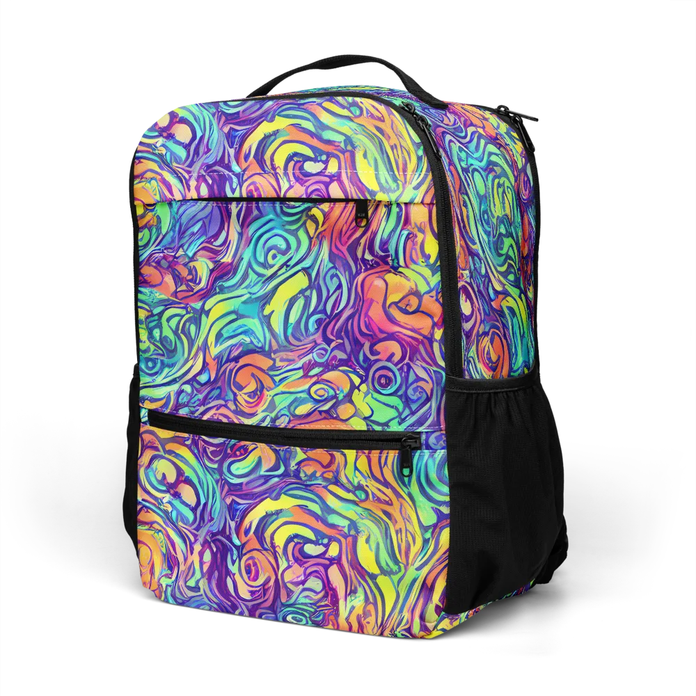 Citrus Voltage on Utility Backpack — Left Front