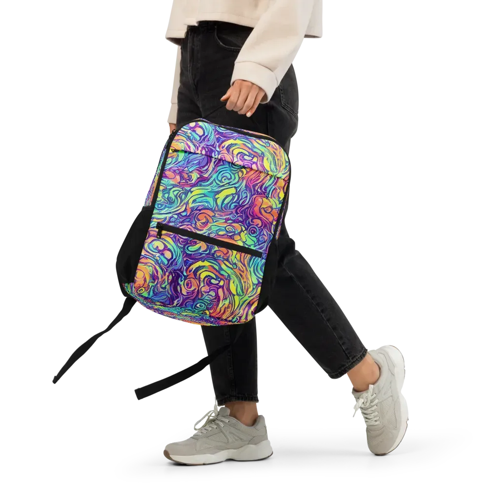 Citrus Voltage on Utility Backpack — Front