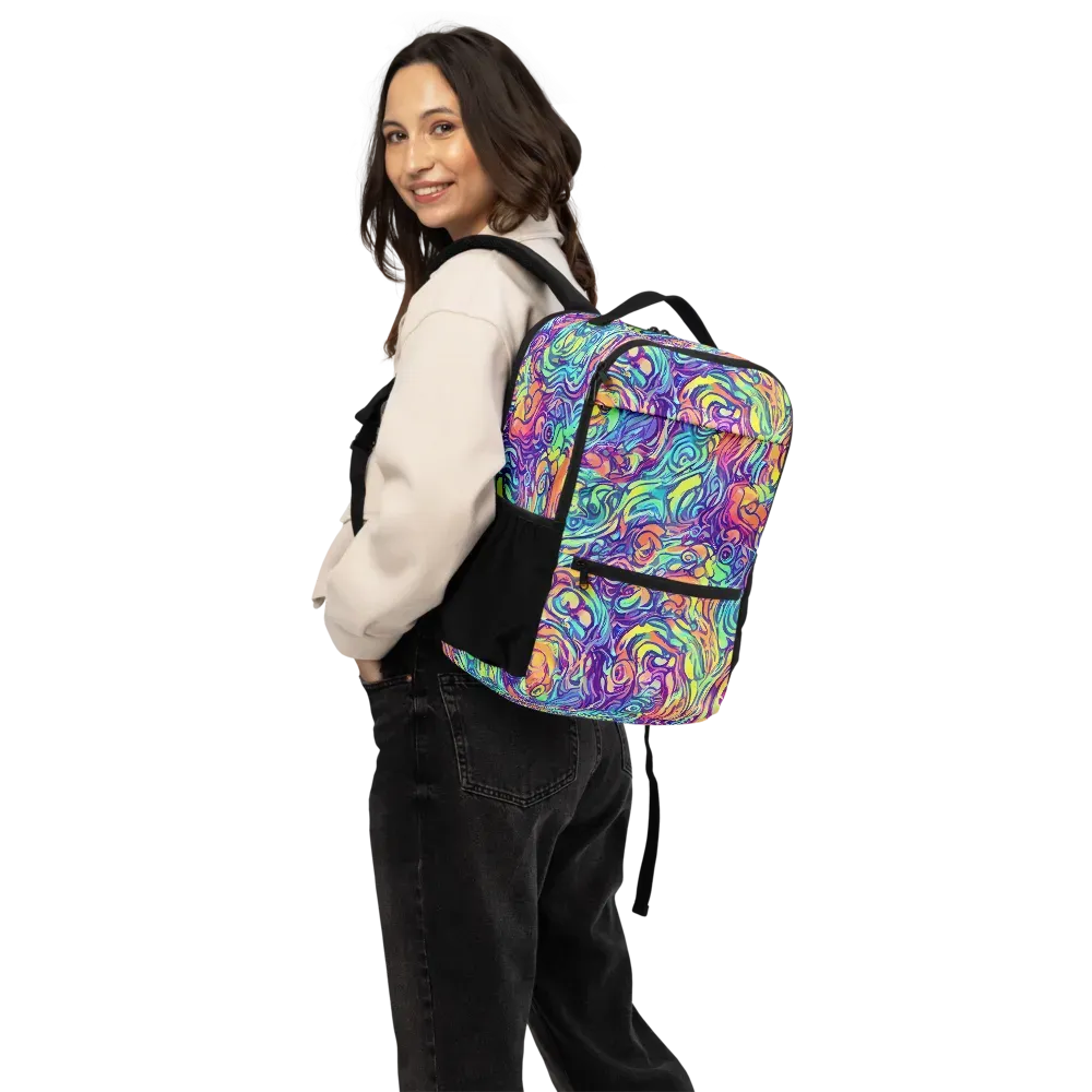 Citrus Voltage on Utility Backpack — Back
