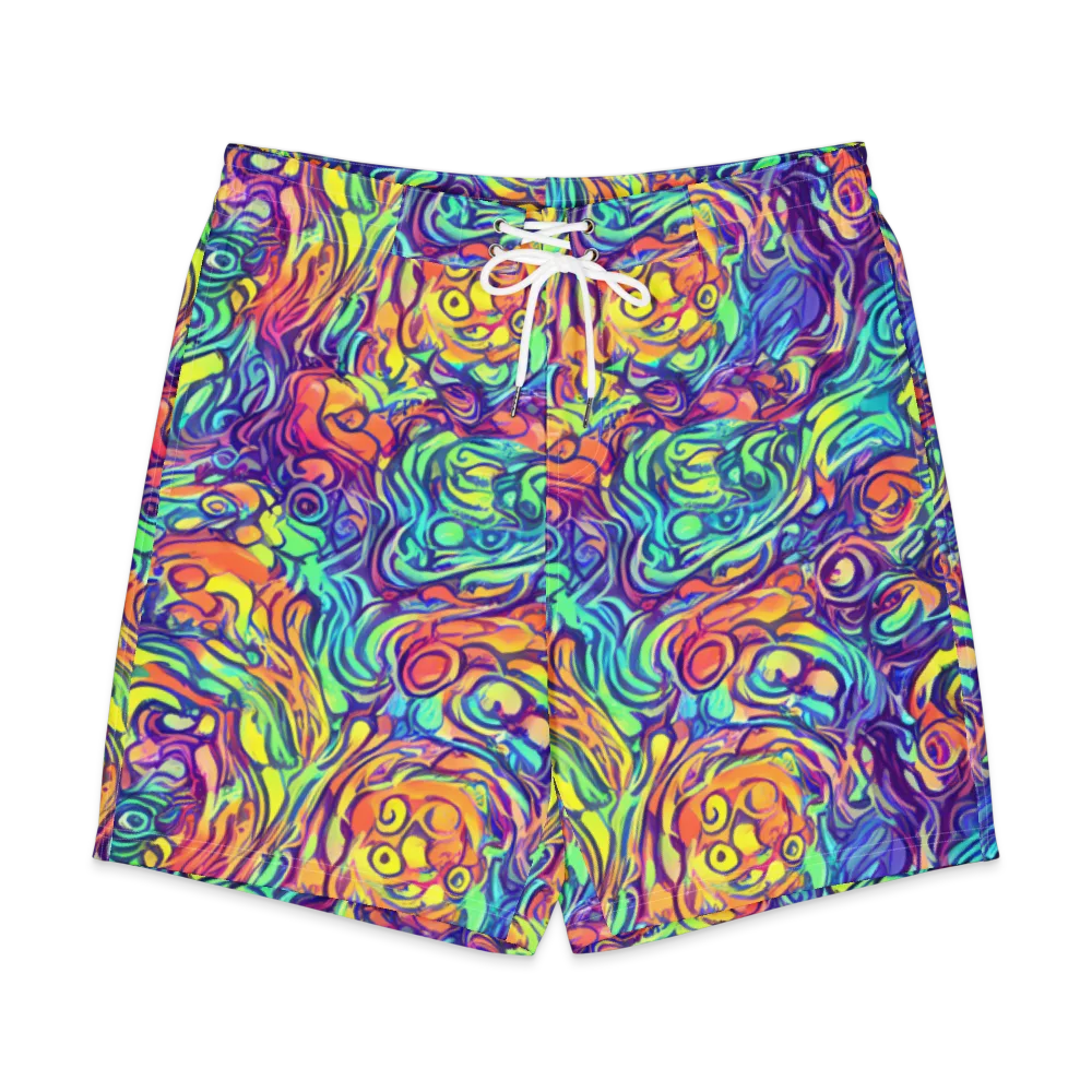 Citrus Voltage on Men's Board Shorts — Front
